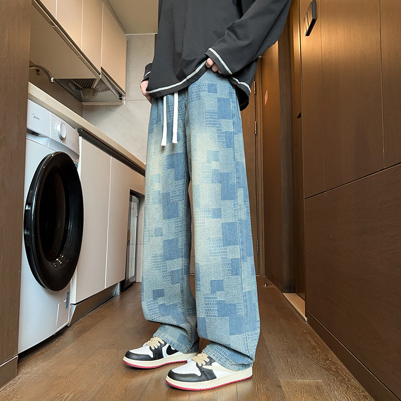 Unisex wide-cut denim pants with modern design Lune London