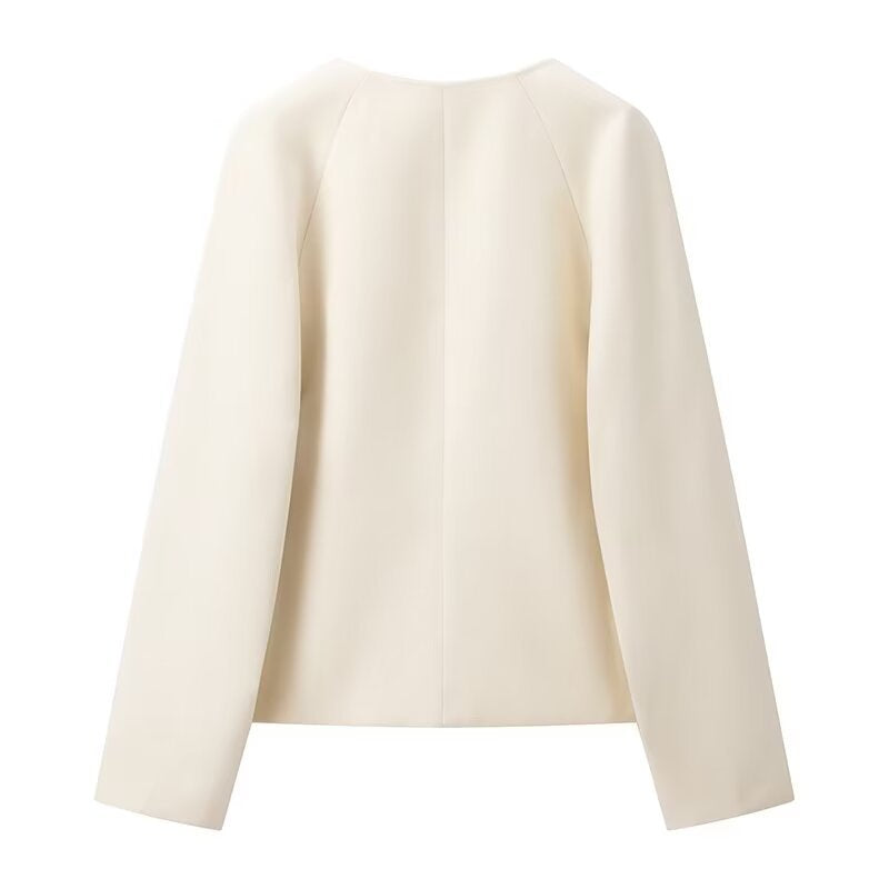 Women elegant short blazer with chic closure Lune London