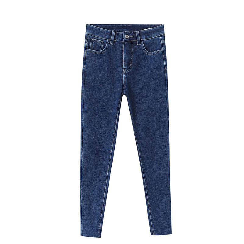 Ladies fitted jeans with high waistband Chic & Stil