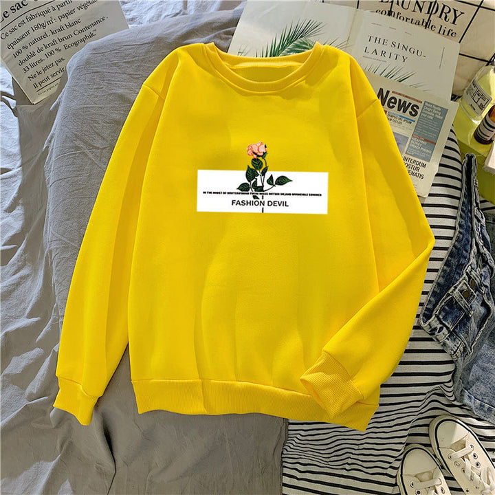 Women’s sweatshirt with floral motif Chic & Stil