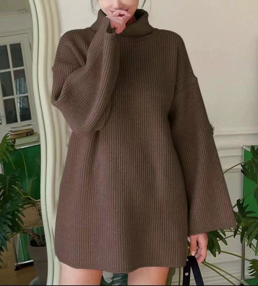Ladies Chunky Knit Sweater Lune London