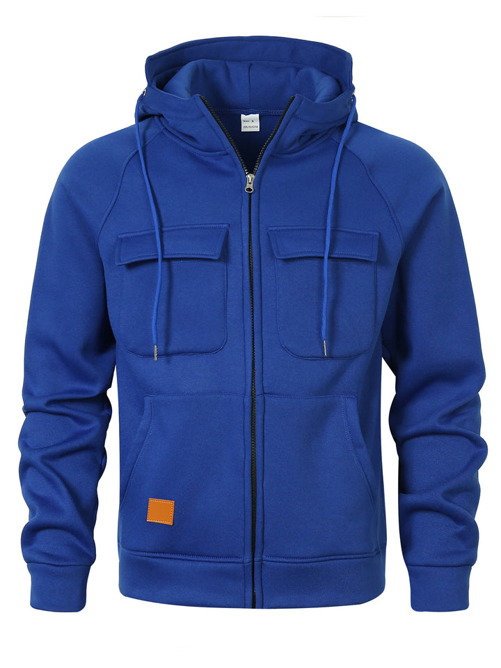 Men's hooded jacket with practical pockets and stylish design Lune London