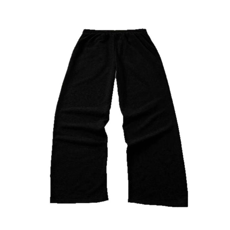 Women’s sporty casual pants with elastic waistband and side pockets Chic & Stil