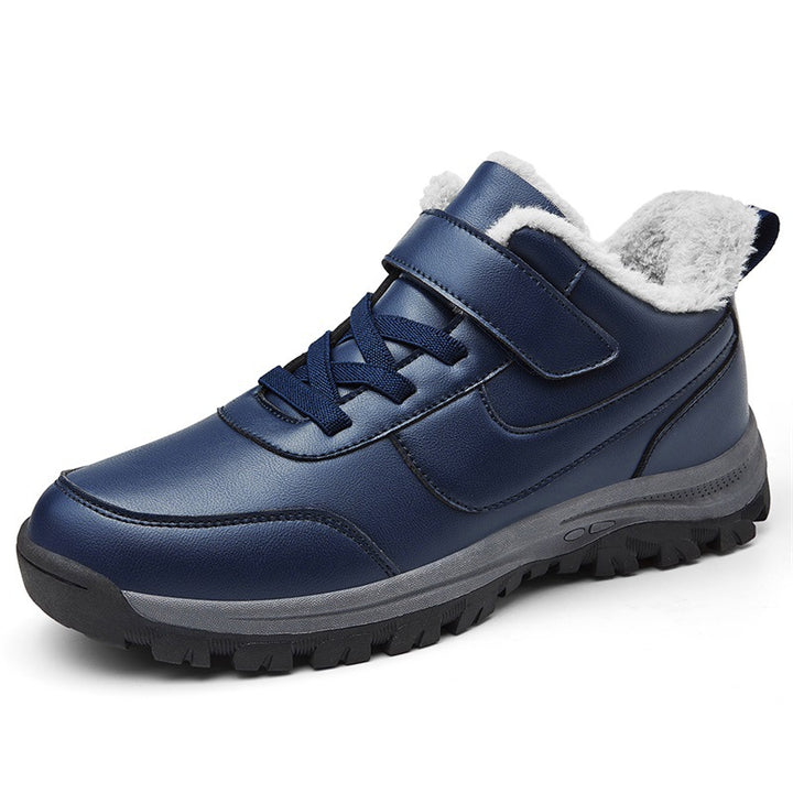 Women's winter booties, lined with warm, with non-slip sole and adjustable Velcro closure Lune London