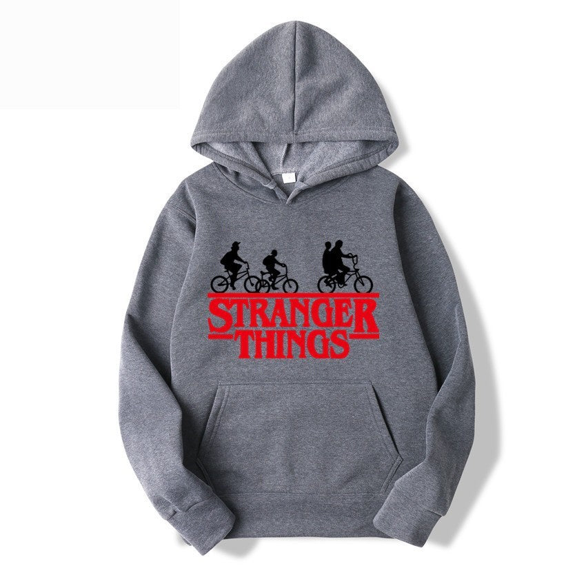 Women's hooded sweatshirt with creative Stranger Things design Chic & Stil
