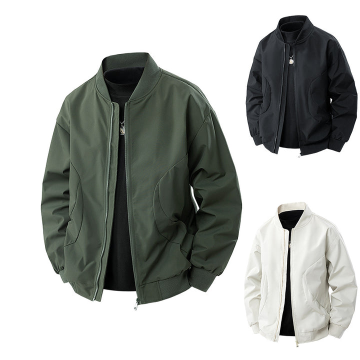 Lightweight bomber jacket for men with functional pockets Lune London