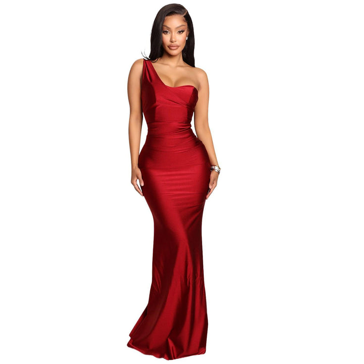 Lune London One-Shoulder Evening Dress for Women