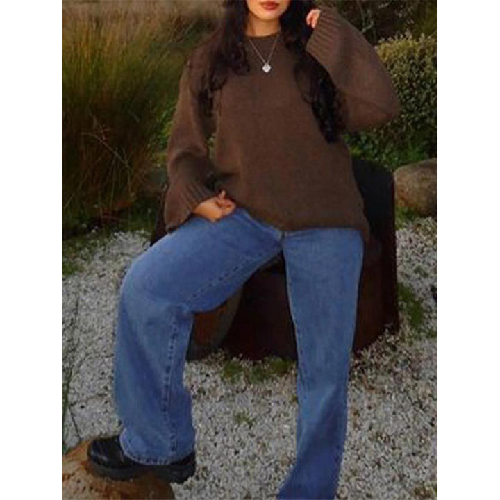 Ladies Oversized Sweater and Knit with Loose Fit Lune London