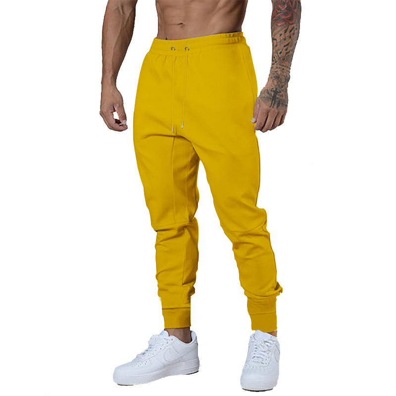 Men's sporty jogger pants with elastic waistband and practical zip pockets Lune London