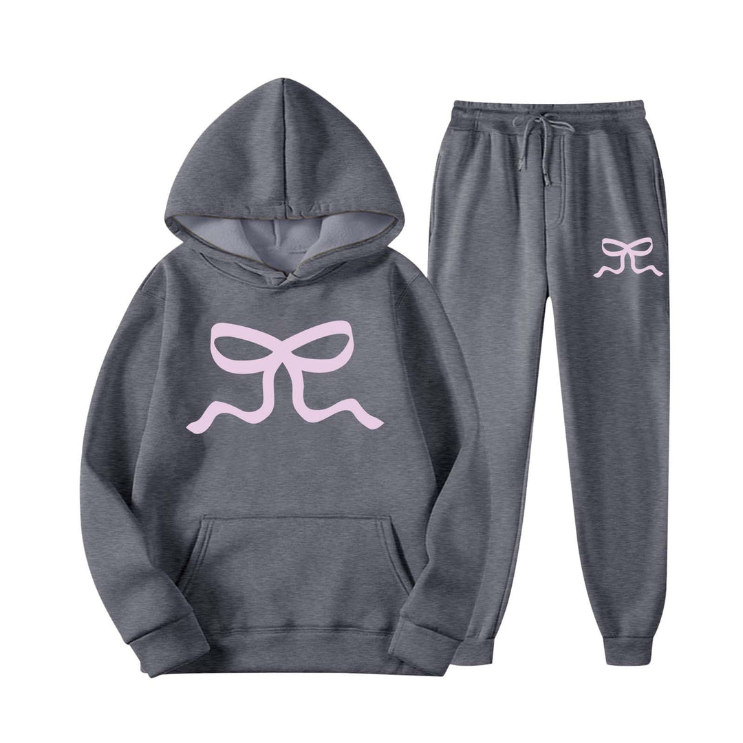 Ensemble de sweat à capuche décontracté et de pantalon de jogging pour femmes Chic & Stil