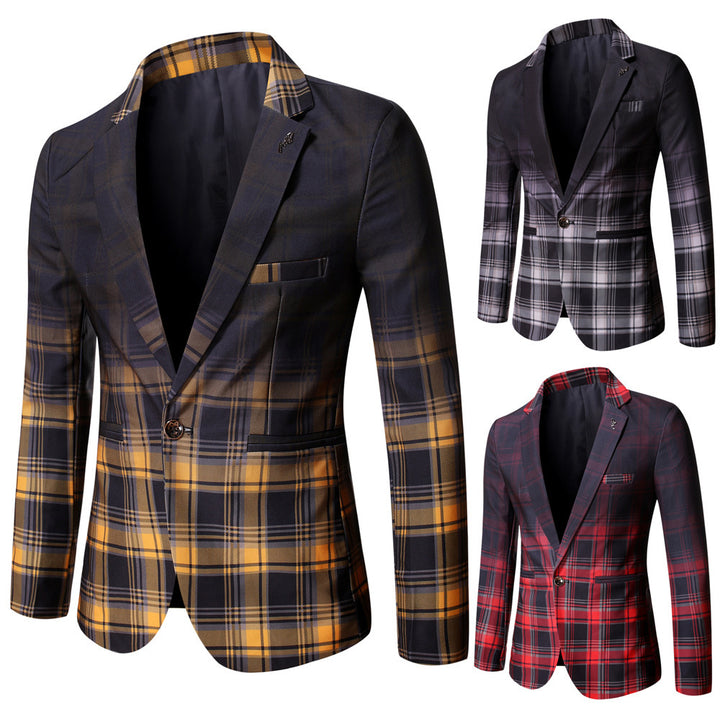 Men's checkered fashion / blazer Lune London