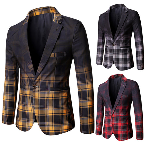 Men's checkered fashion / blazer Lune London