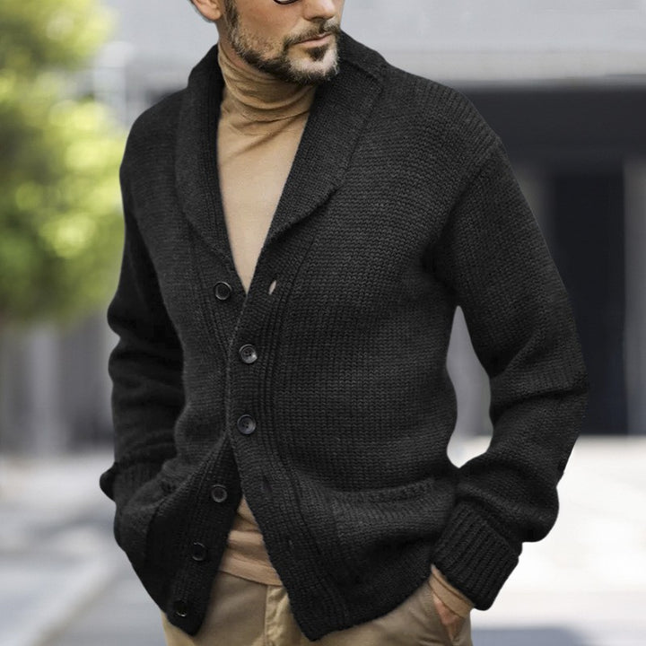 Comfortable knitted cardigan for men Lune London