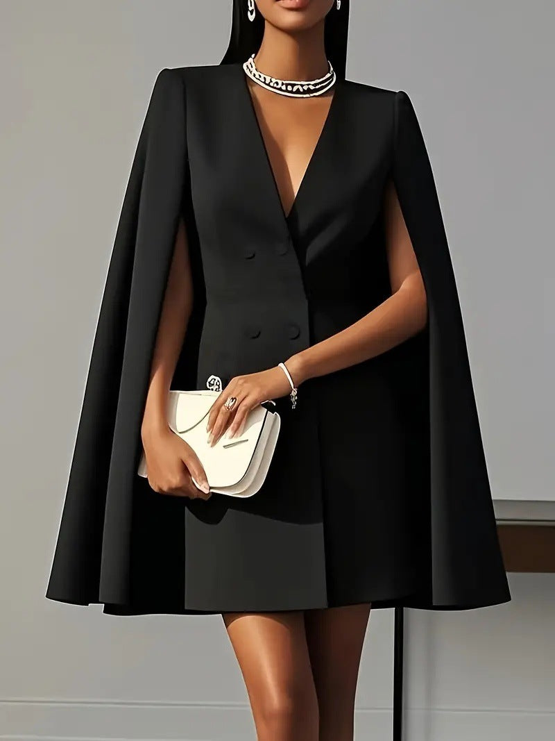 Women Cape-Blazer Dress Lune London