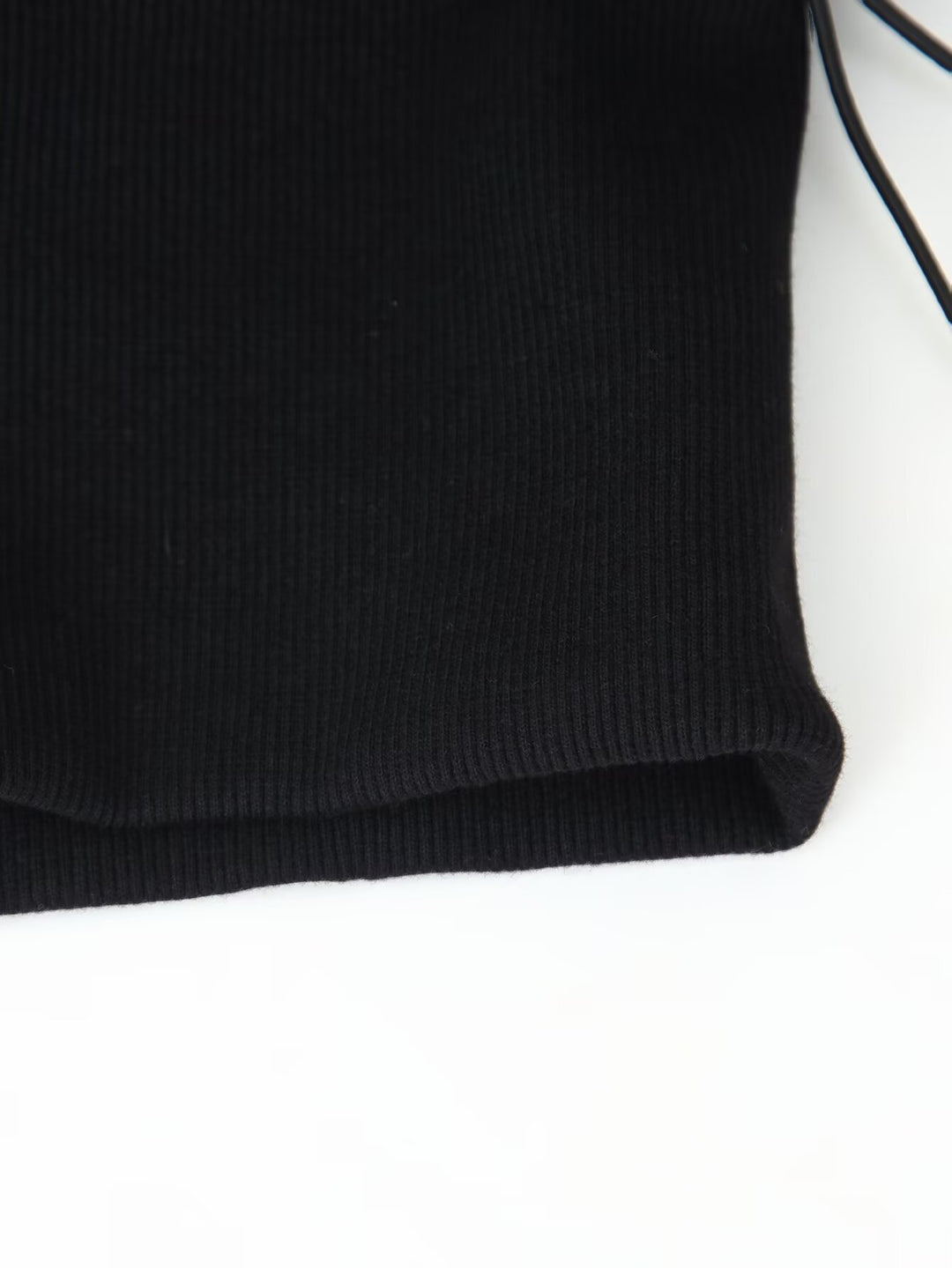 Cropped quilted jacket with high collar and elastic hem for women Lune London