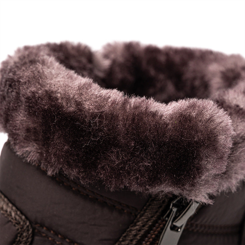 Bottes d'hiver isolées pour femmes avec semelle antidérapante et fermeture éclair pratique Lune London