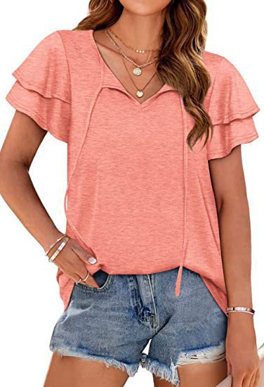 Women's top with ruffle details and a relaxed fit Lune London
