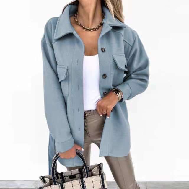 Veste de mode pour femmes avec poches pratiques et coupe décontractée Chic & Stil