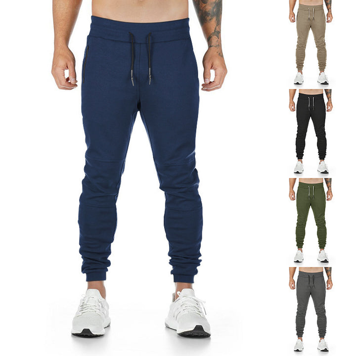 Sporty jogging pants for men with modern side pockets and elastic waist Lune London
