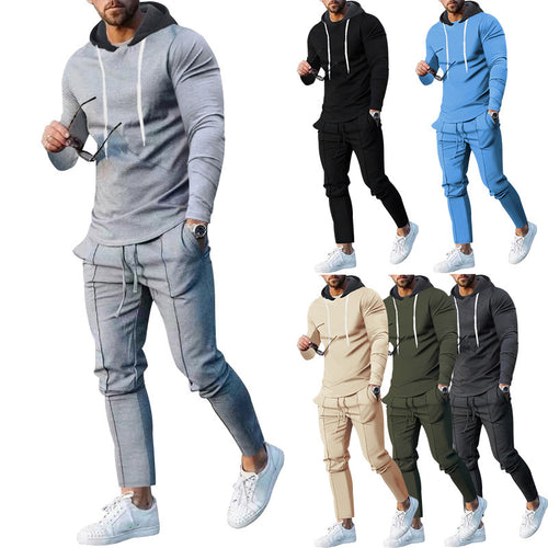 Men's sporty hoodie set with stylish jogger pants Lune London