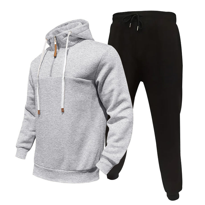 Men's Casual Hoodie and Cargo Pants Set Lune London