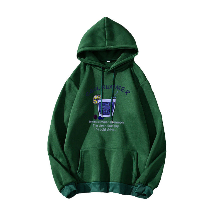 Women's hoodie with cheerful summer motif Chic & Stil