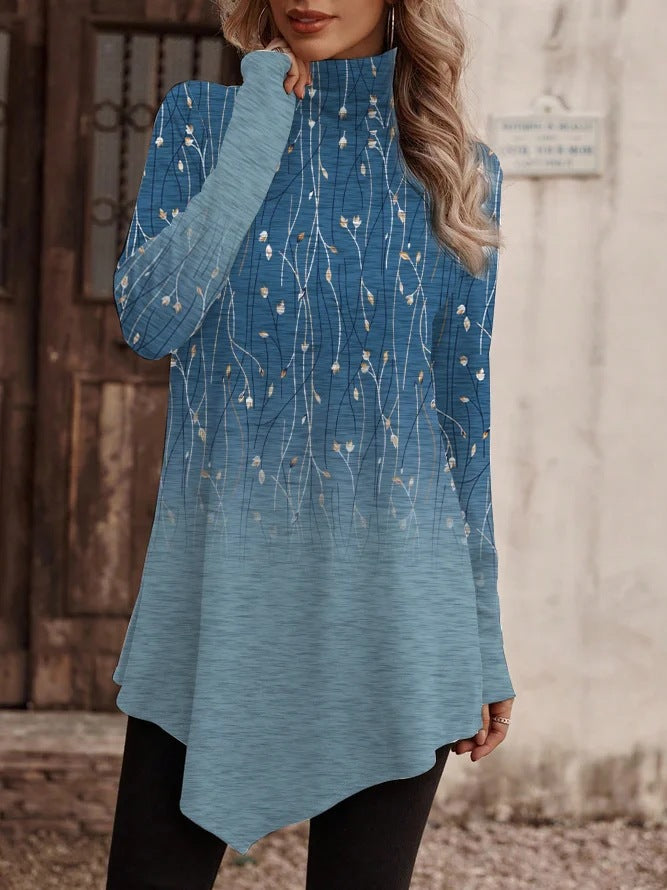 Ladies elegant and modern long T-shirt Lune London