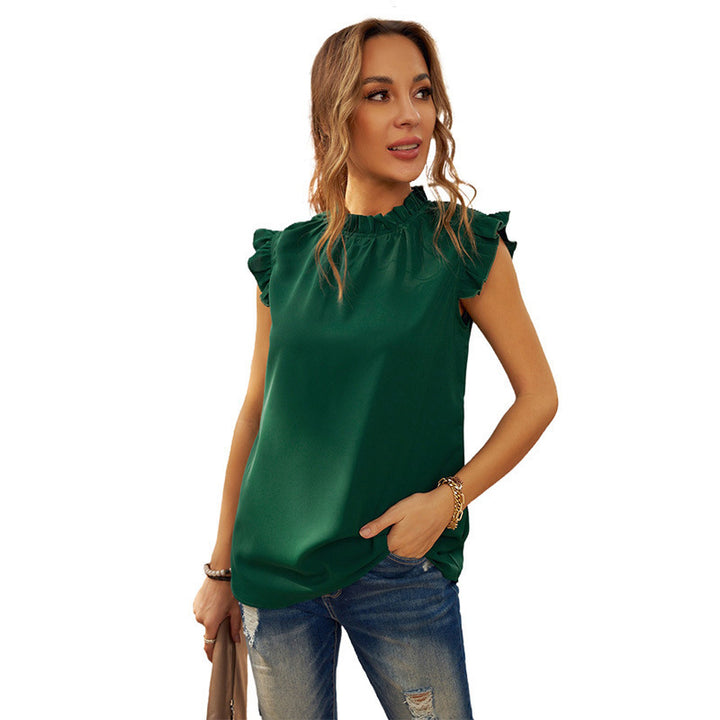 Ladies Elegant blouse with gathered detail Lune London