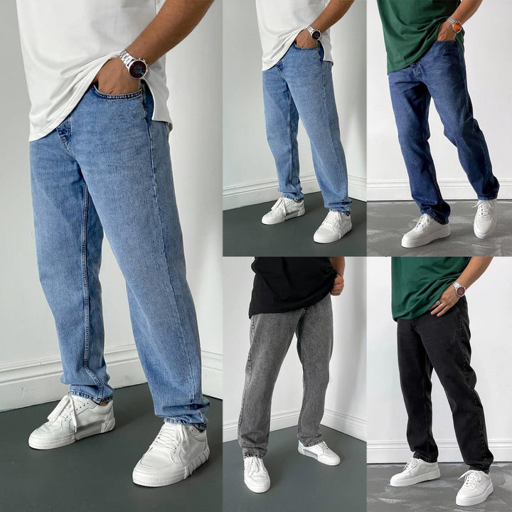 Casual men's jeans with modern relaxed fit and versatile washes Lune London