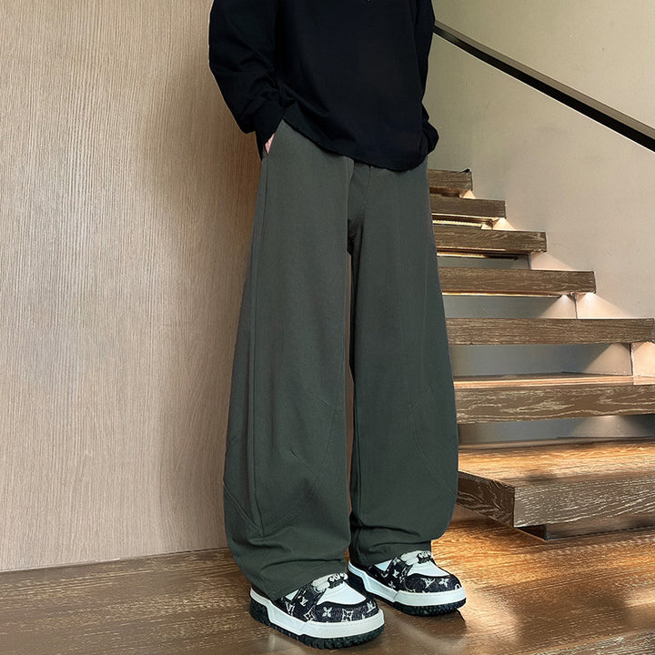 Women Loose Leisure Pants with Elastic Waistband and Practical Pockets Lune London