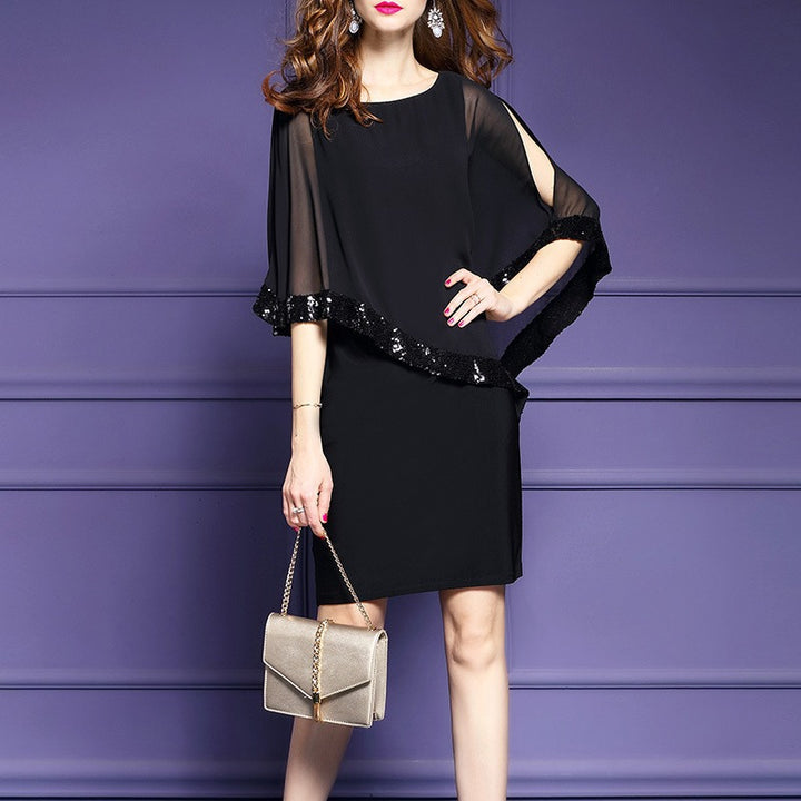 Chic Overlay Elegant Chiffon Dresses and Style