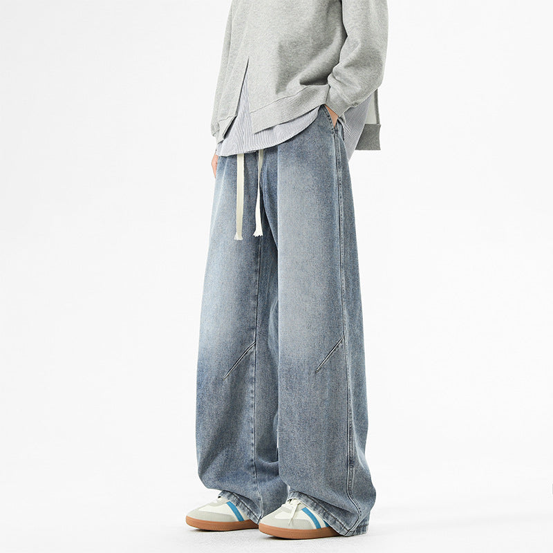 Wide high-waisted jeans for women with trendy details Lune London