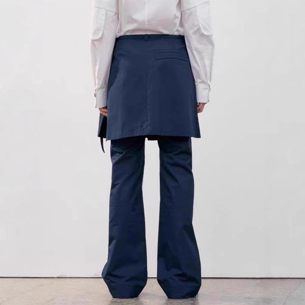 Trendy wrap skirt for women with a minimalist silhouette and practical pockets Lune London