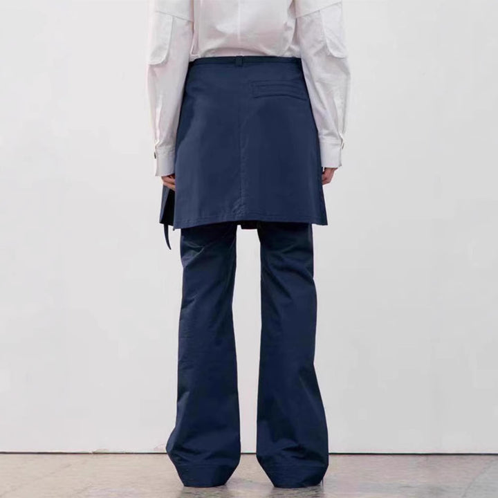 Trendy wrap skirt for women with a minimalist silhouette and practical pockets Lune London