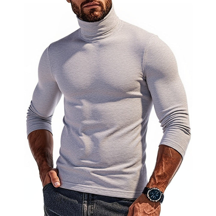 Men's Turtleneck Sweater In Modern Design Lune London