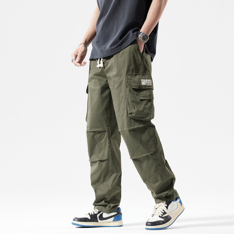Pantalon cargo pour hommes avec poches multifonctionnelles Lune London