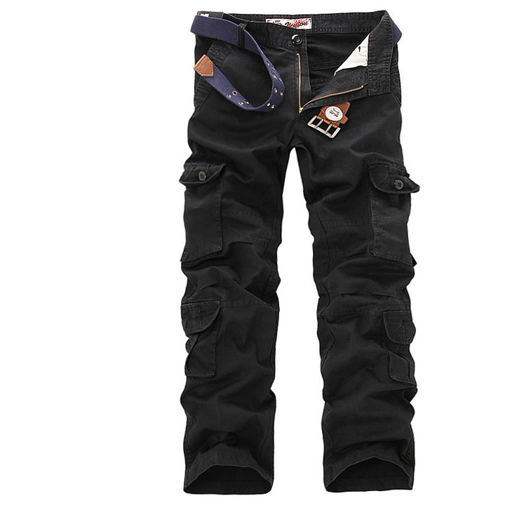 Multifunctional cargo pants for men with adjustable waist and numerous pockets Lune London