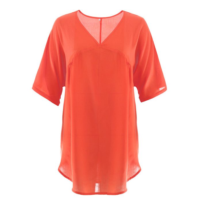Casual kaftan dress for women with V-neck and 3/4 sleeves Lune London