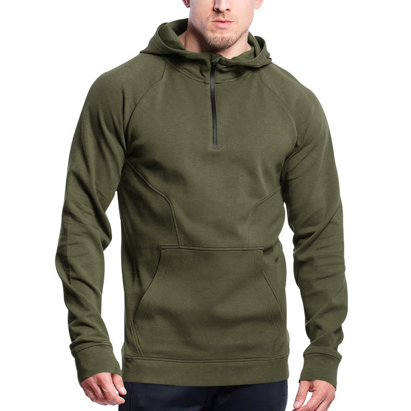 Men's hoodie with half-zip Lune London