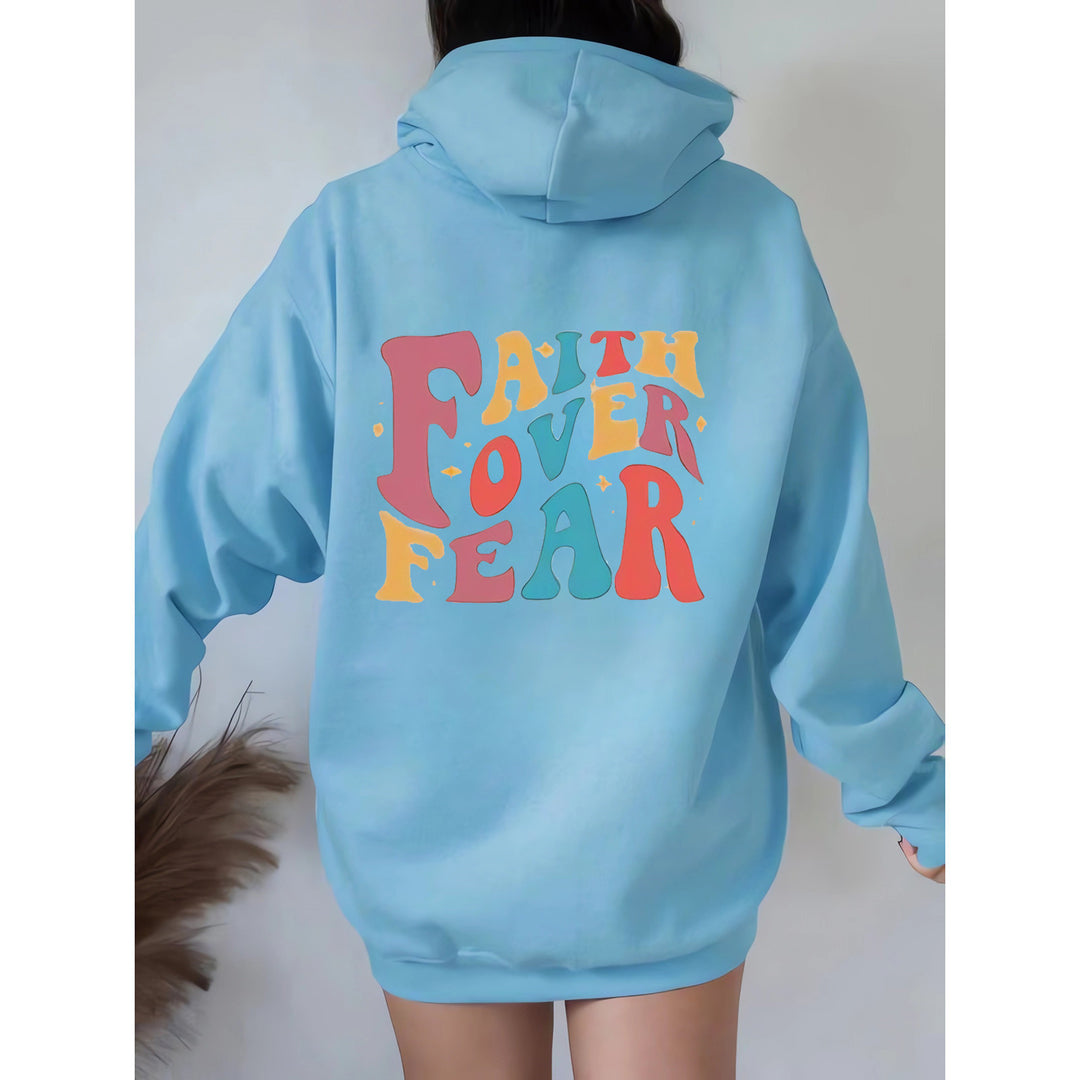 Ladies hoodie with unique graphic display Lune London