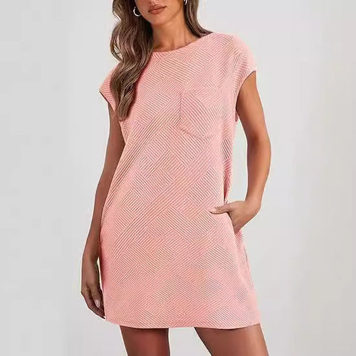 Casual dress for women with a modern graphic pattern Lune London