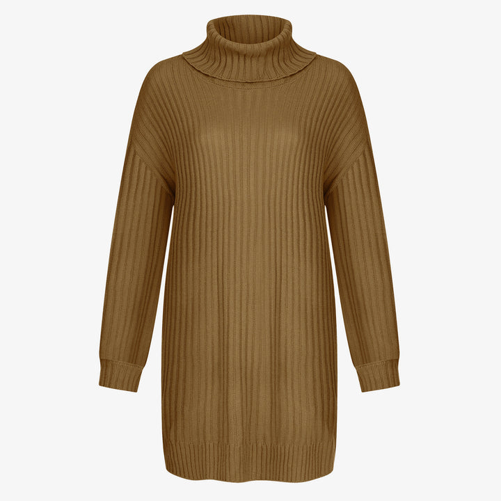 Chunky knit turtleneck sweater for women, relaxed fit Lune London