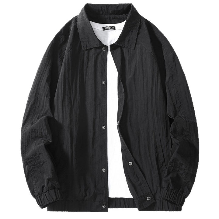 Lightweight transition jacket for men with elastic edges Lune London