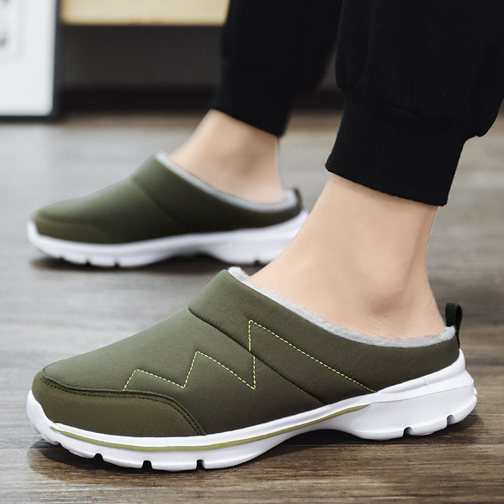 Slippers for women with non-slip sole and elastic shaft Lune London