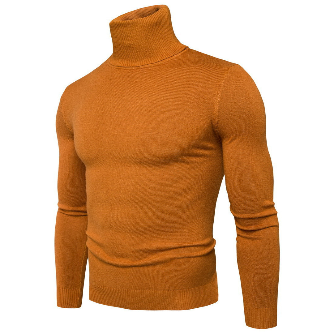 Men's roll neck sweater in fine merino wool Lune London