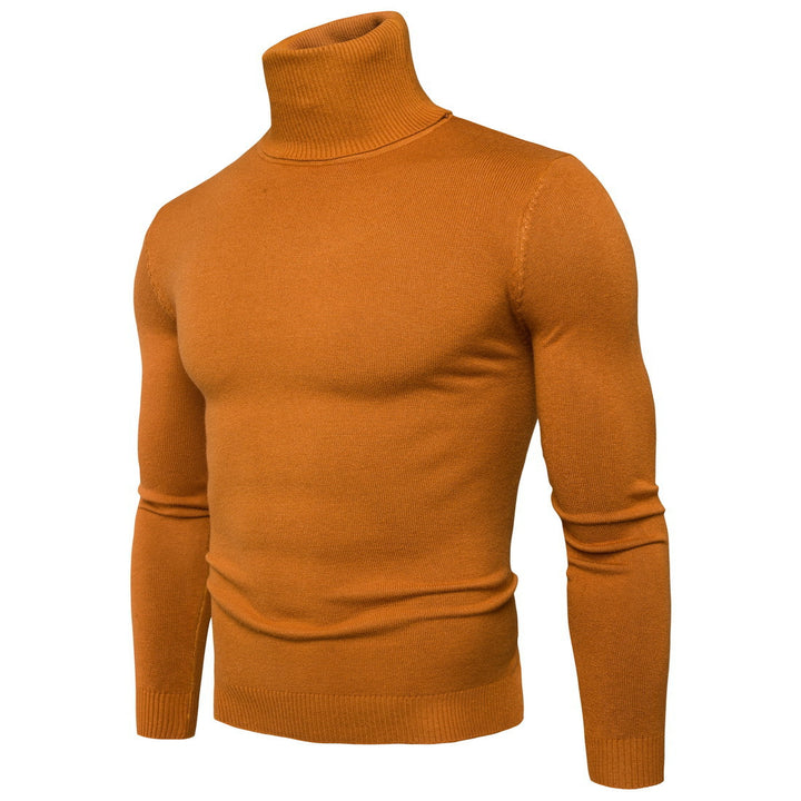 Men's roll neck sweater in fine merino wool Lune London