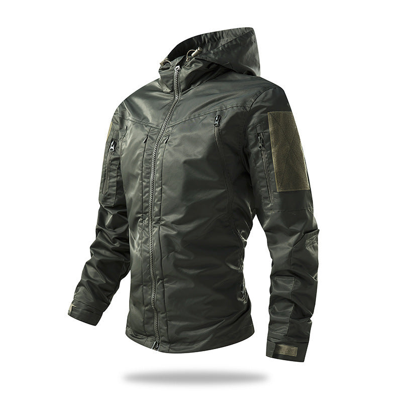 Technical outdoor jacket for men with breathable membrane Lune London