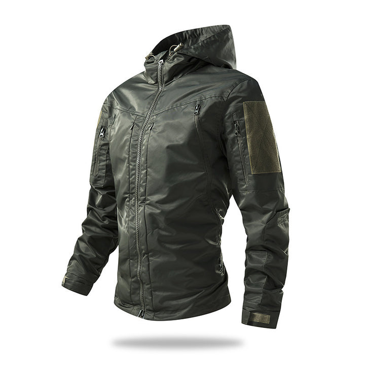 Technical outdoor jacket for men with breathable membrane Lune London