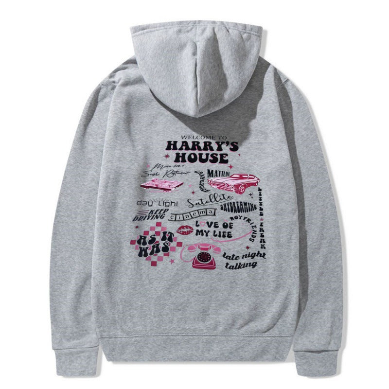 Women's Hooded Sweatshirt with Unique Graphic Design Lune London