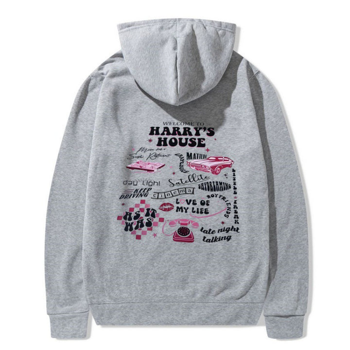 Women's Hooded Sweatshirt with Unique Graphic Design Lune London